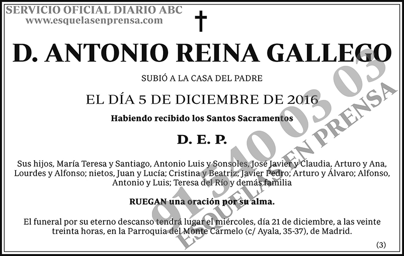 Antonio Reina Gallego